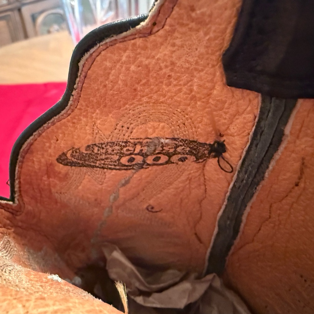 Lucchese Exotic Horned Toad Western Boots Size 7 EUC - Picture 7 of 11